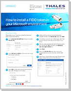 How to install a FIDO token in your Microsoft environment