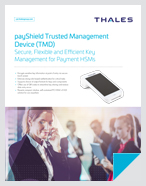 payShield Trusted Management Device - Data Sheet