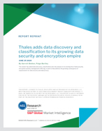 451 Research Highlights Thales’s New CipherTrust Data Discovery & Classification Service - Report