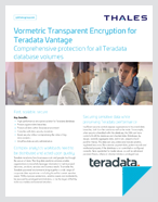 Vormetric Transparent Encryption for Teradata Vantage