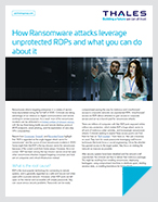 How Ransomware attacks leverage unprotected RDPs and what you can do about it - Solution Brief