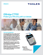 IDBridge CT700 Protect your PIN entry with our devices - Product Brief