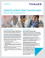 CipherTrust Batch Data Transformation - Product Brief