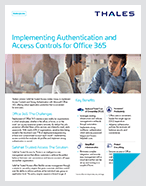Implementing Strong Auth for Office 365 with SafeNet Auth Service - Solution Brief